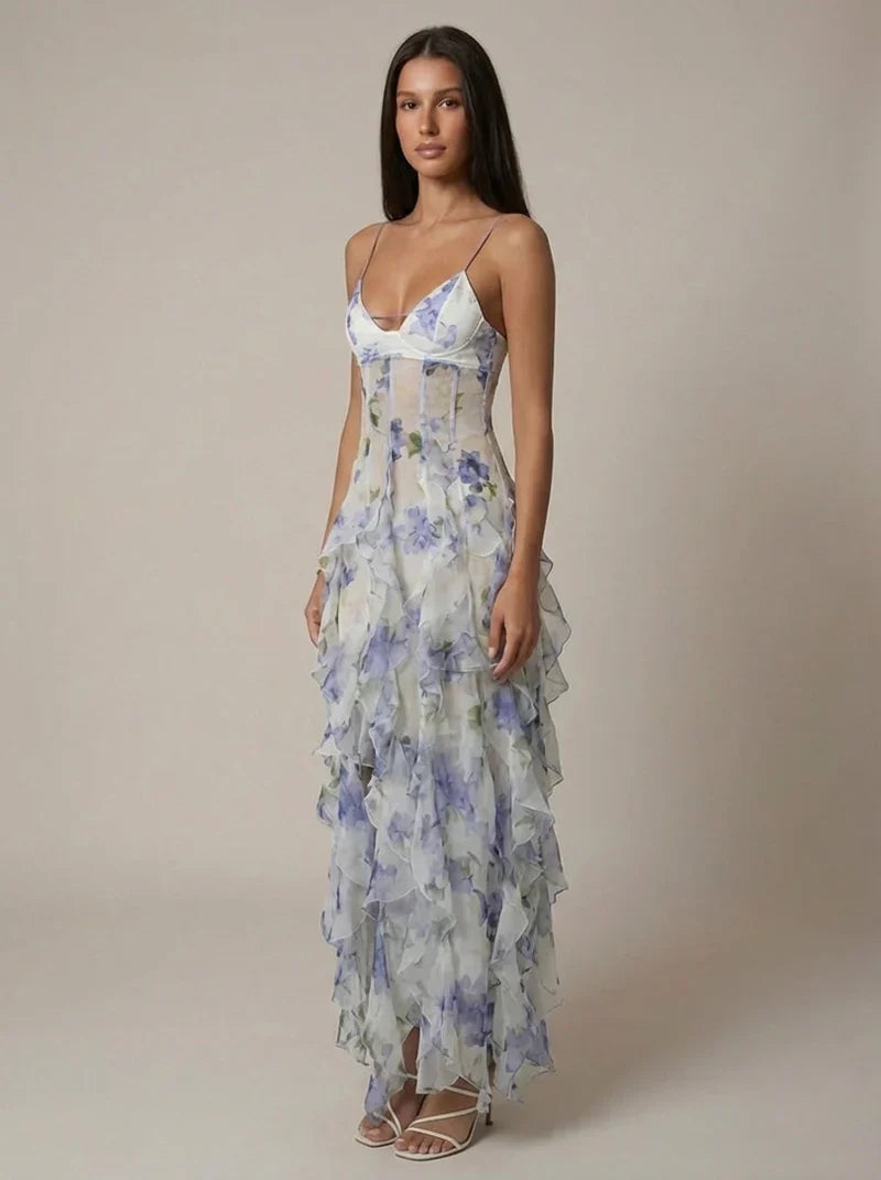 Gabrielle Ruffle Dress