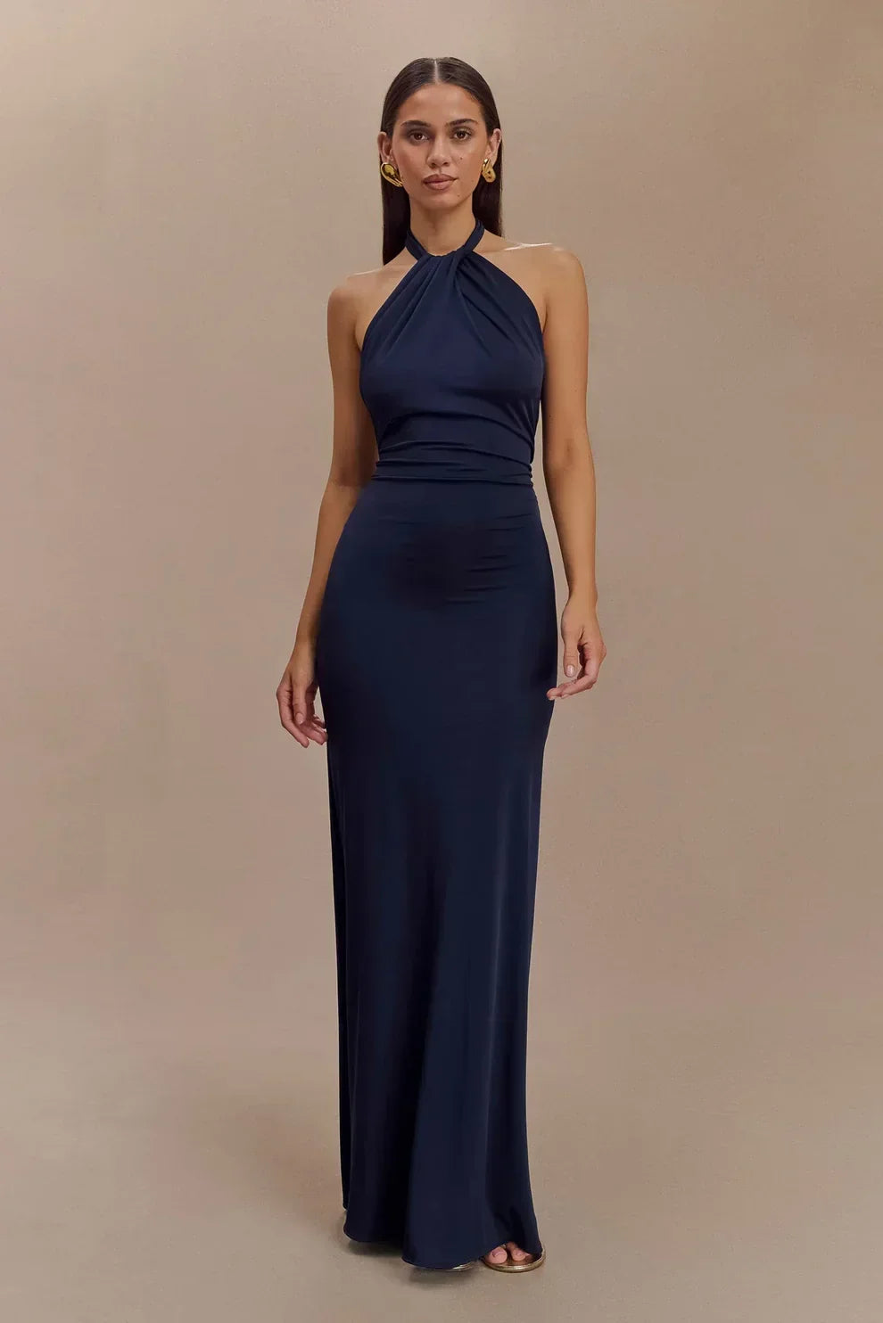 Seta Halter Maxi Dress