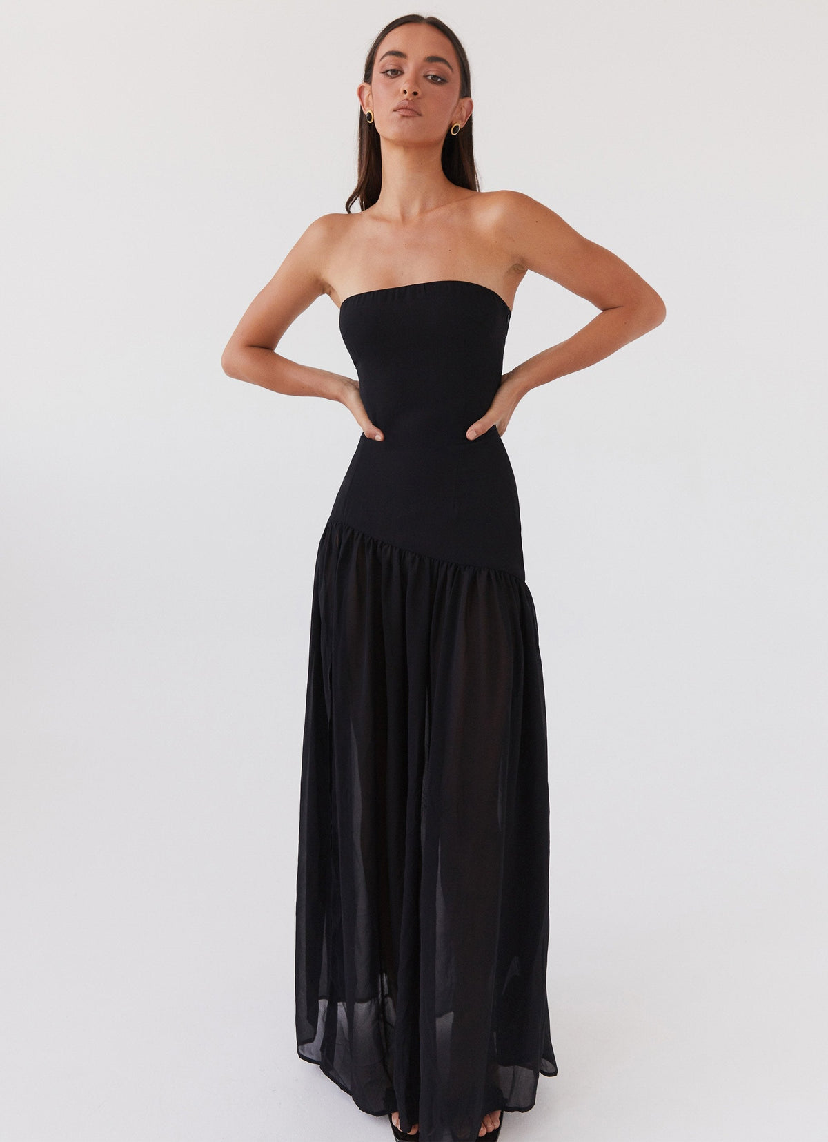 Elsa Strapless Maxi Dress